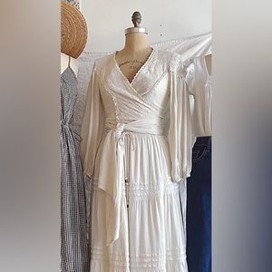 Adored Vintage Brocante Wrap Top